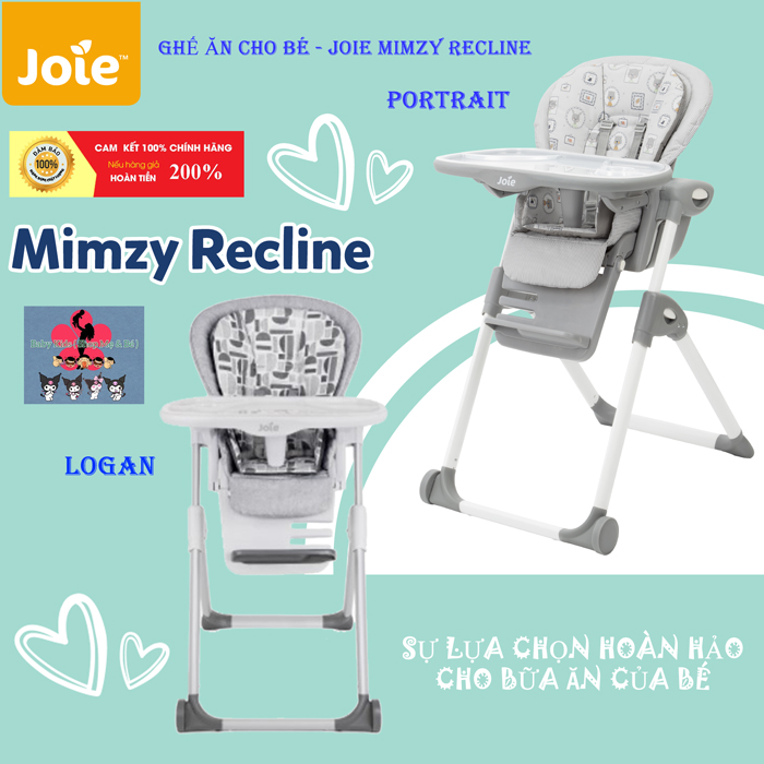 Ghế ăn Dặm Cho Bé Joie Mimzy 2in1