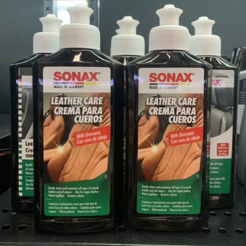 Dung dịch làm mới và bảo dưỡng da nội thất xe ô tô – SONAX Leather Care Lotion 291141